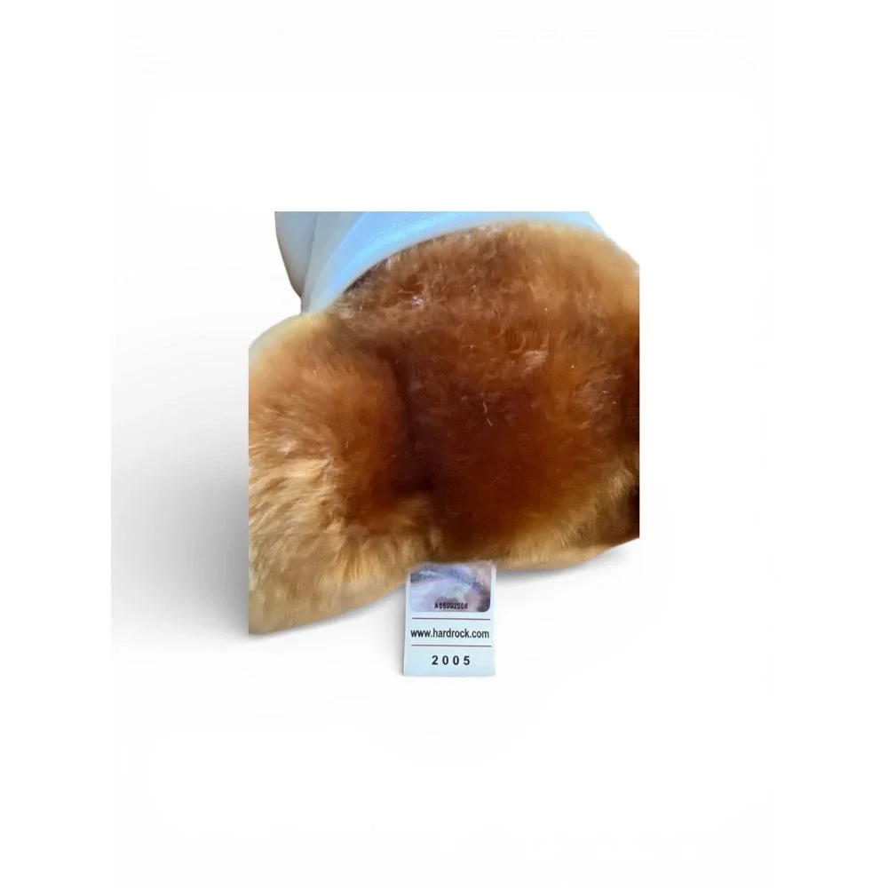 Hard Rock Cafe Memphis Herrington Teddy Bear‎ Plush Save Planet Signature 2005